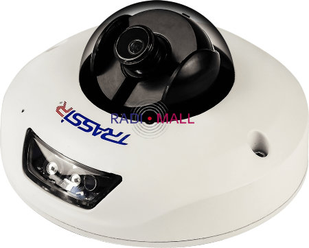 Видеокамера IP Trassir TR-D4121IR1 3.6-3.6мм цветная корп.:белый